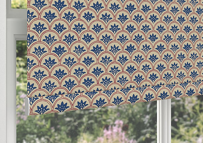 Land & Shore Dawn (Blackout), Blue Red - Twist&Fit Roller Blind - Image 4